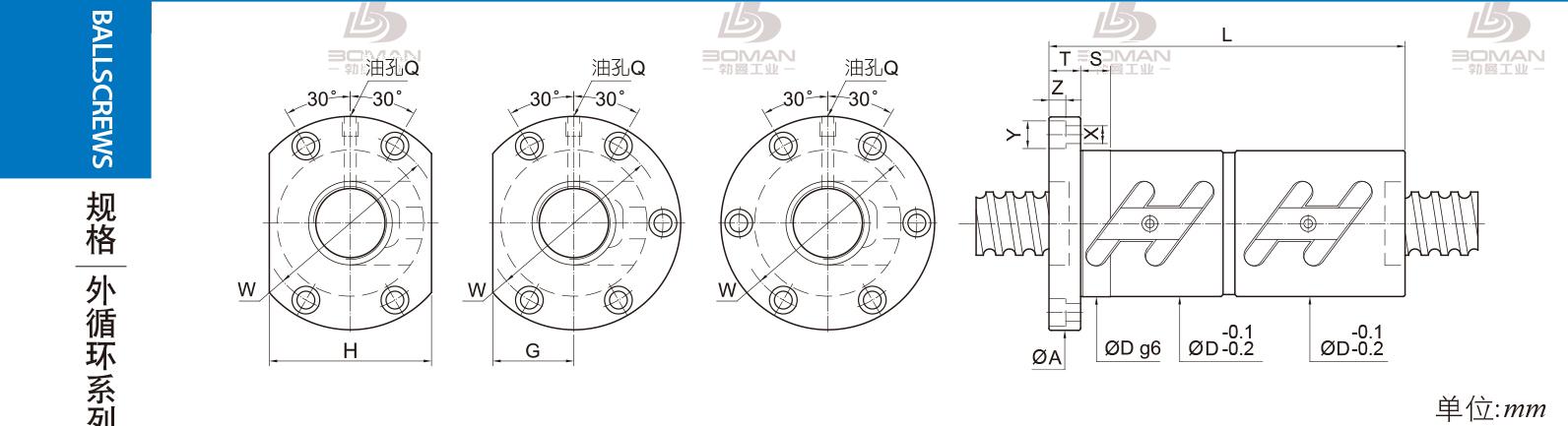 PMI FDWC2806-5 pmi丝杆最高转速