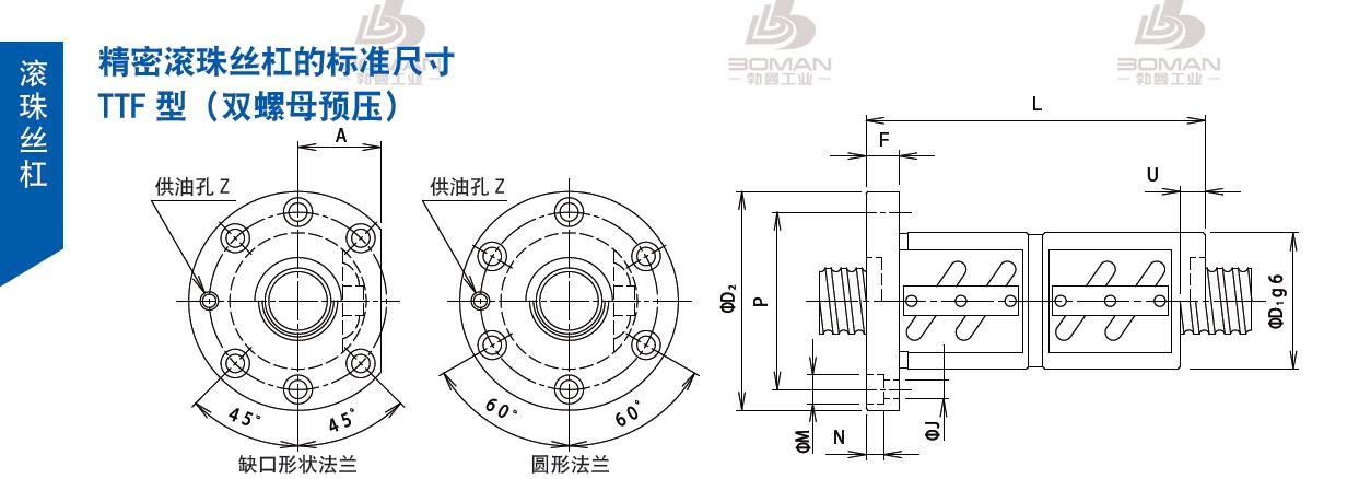 TSUBAKI 32TTFA4 tsubaki滚珠丝杠样本