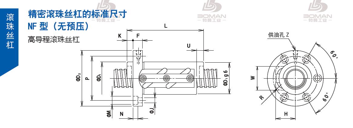 TSUBAKI 80NFC10 tsubaki丝杠