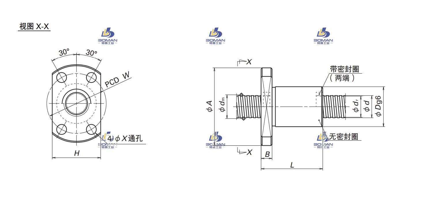 MPFD0401-2-NSK DFD滚珠丝杠