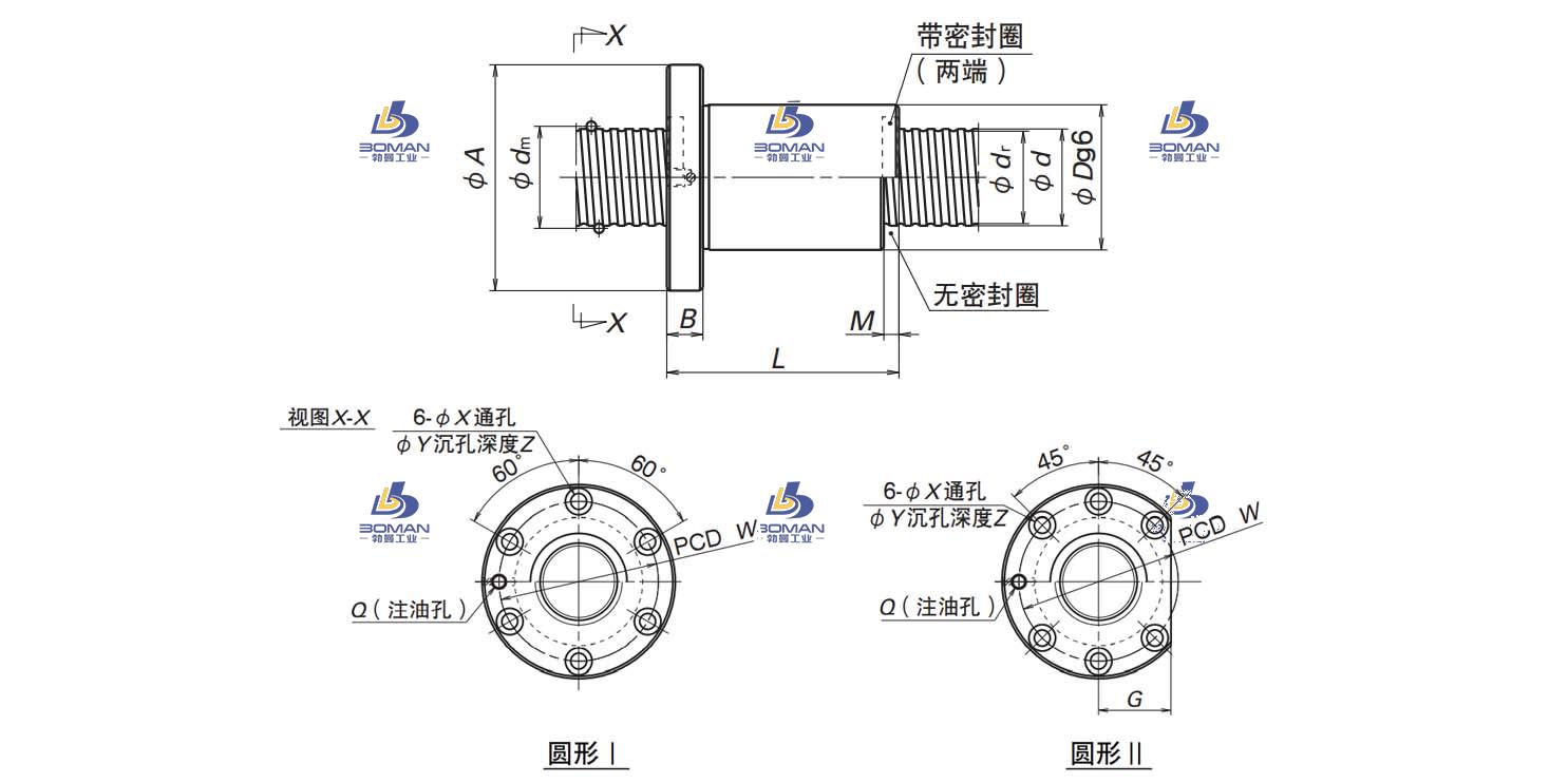 SFD3206-6-NSK MPFD滚珠丝杠