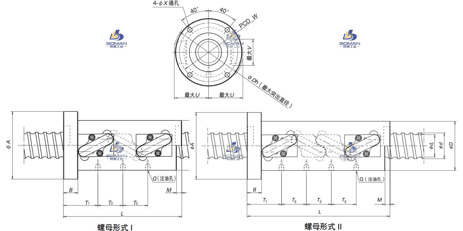 HTF-SRC6316-7.5-HTF-SRC滚珠丝杠